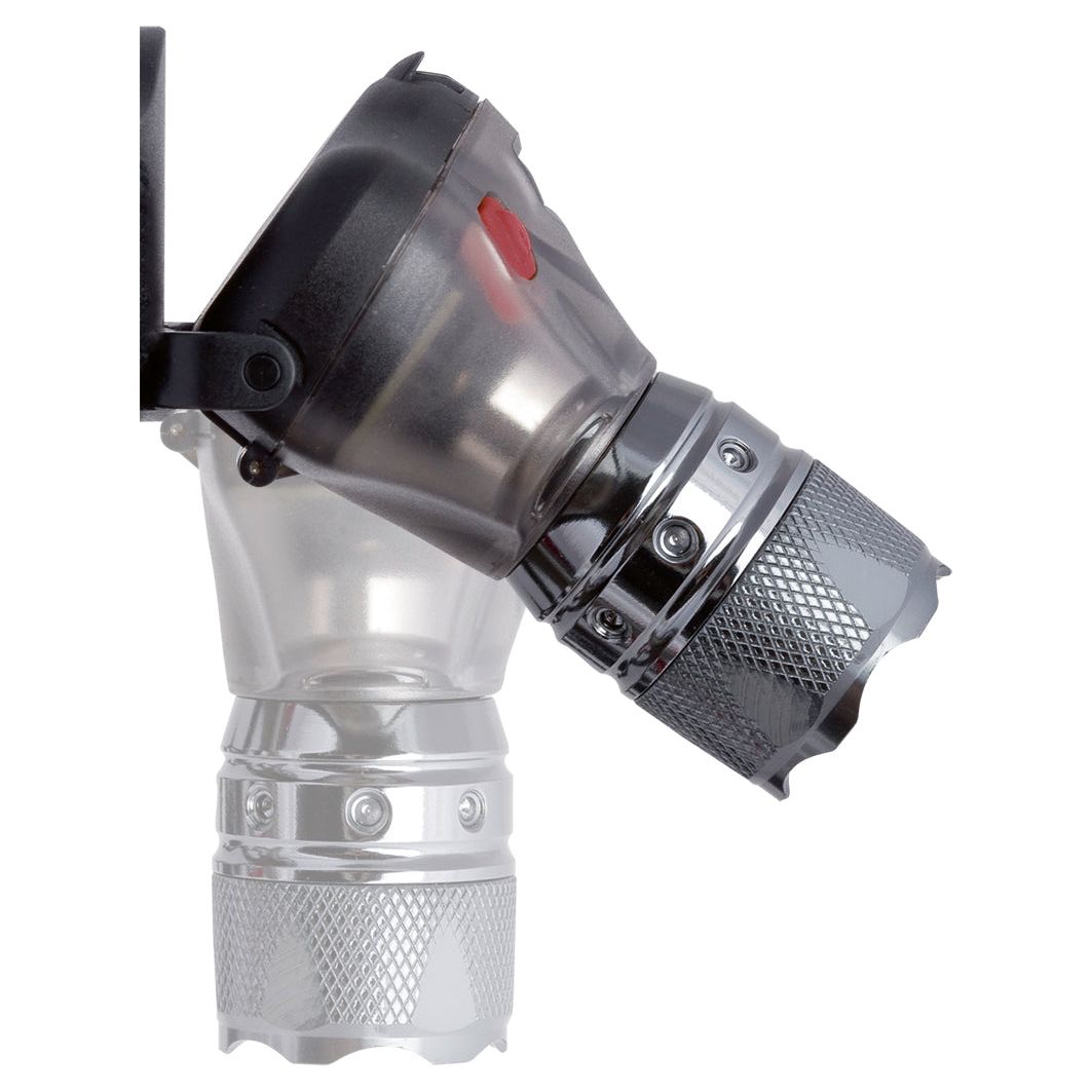 Kraftwerk LED Aluminium Hochleistungs-Stirnlampe mit Zoom