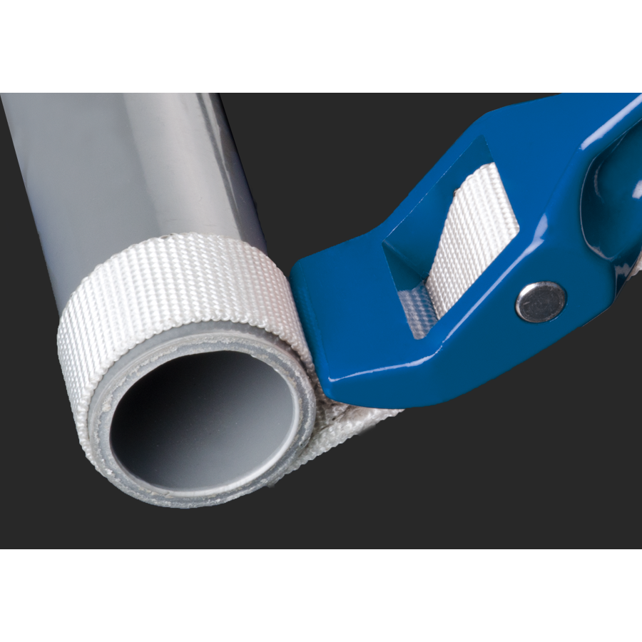 KING TONY Profi-Werkzeuge - Gurt-Rohrzange mit Nylongurt - Ø 60-180 mm 320670