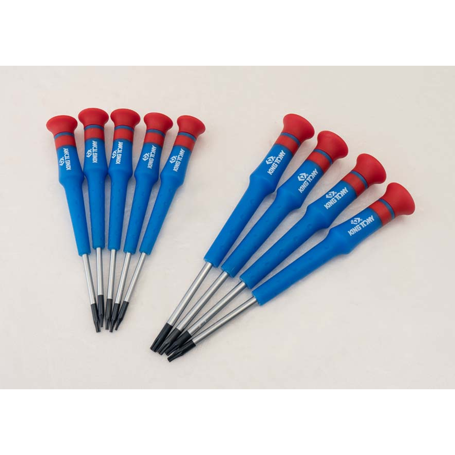 KING TONY Profi-Werkzeuge - TORX® Präzisions-Schraubendreher-Set - 9 tlg. 32309PR