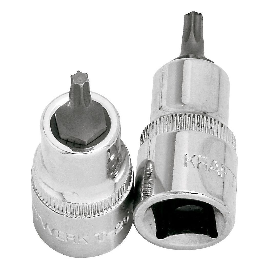 Kraftwerk PRO LINE 1/2" Schraubendreher-Steckschlüsseleinsatz Innen TX, TORX, T25