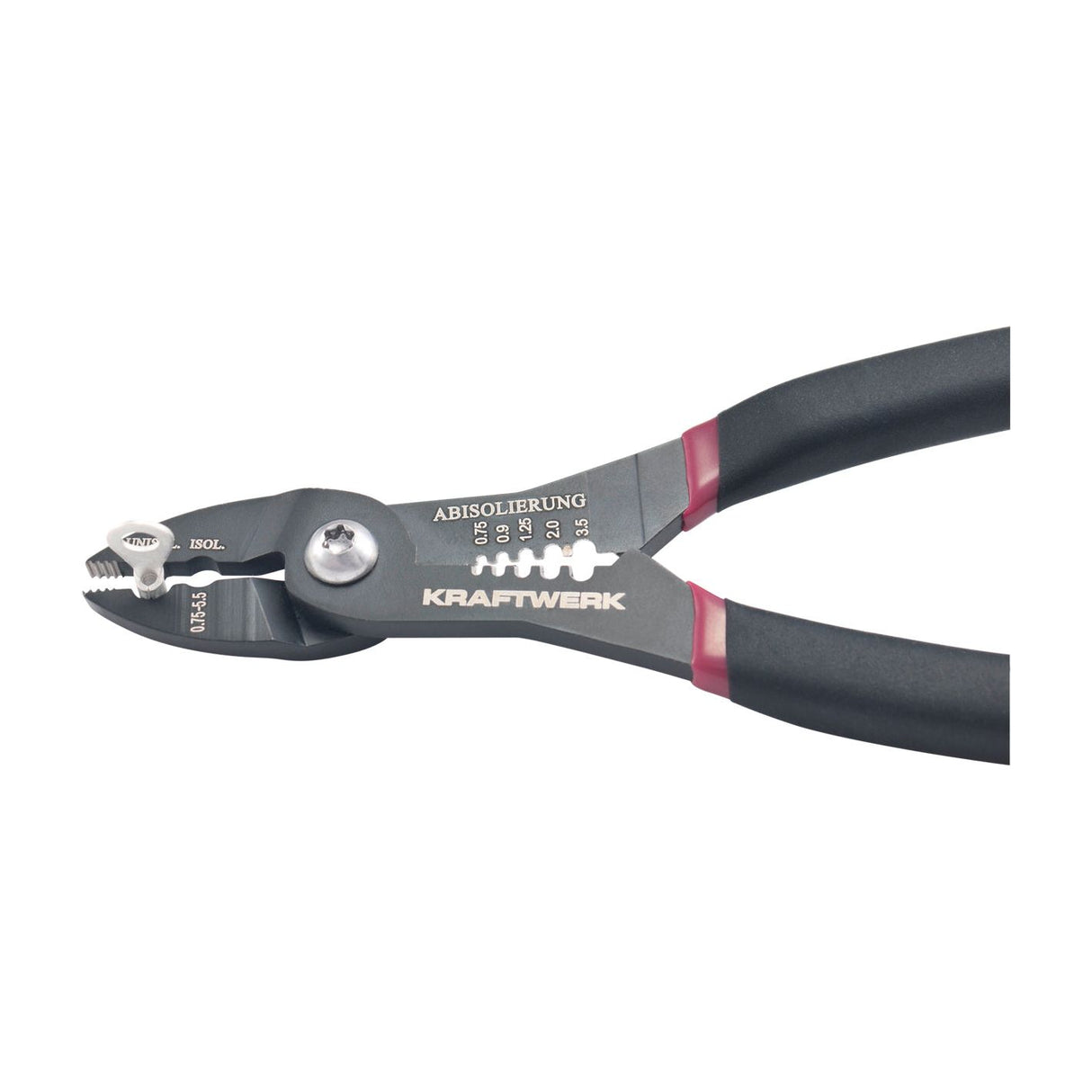 Kraftwerk Mini-Kombi-Abisolier- und Kabelschuhzange