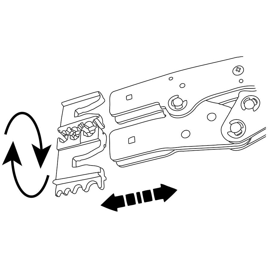 Kraftwerk Schnellwechsel-Ratschen-Hebel-Crimpzange