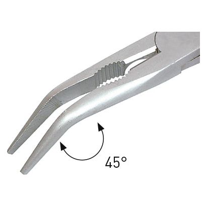 Kraftwerk Ergokraft Telefonzange, 45° gewinkelt, 200 mm