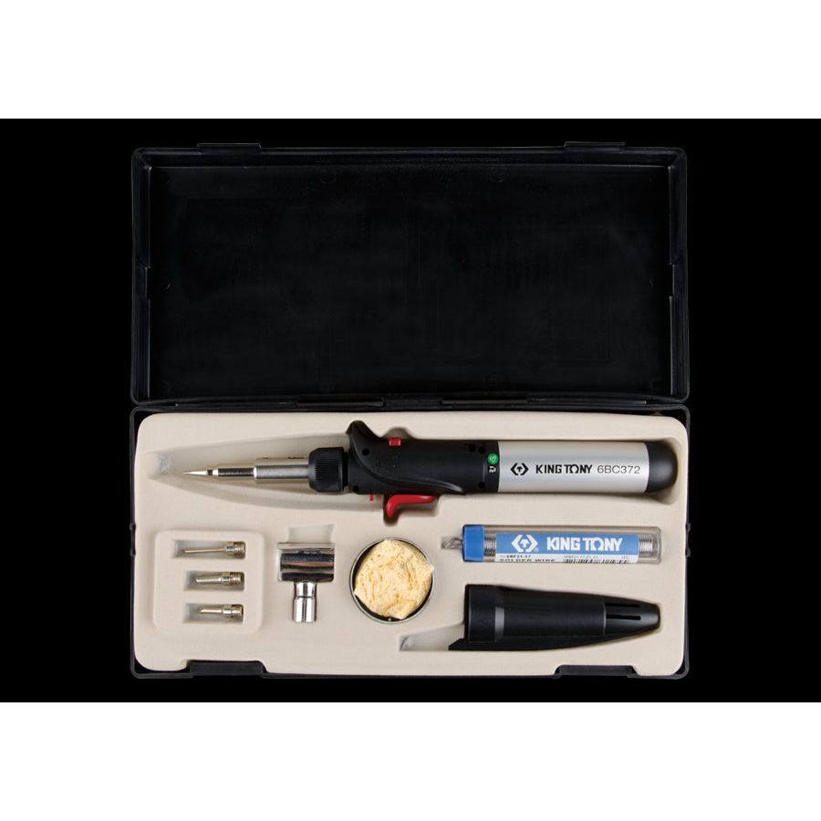 KING TONY Profi-Werkzeuge - Gas-Lötkolben 30/150W - 8 tlg. 6BC3007