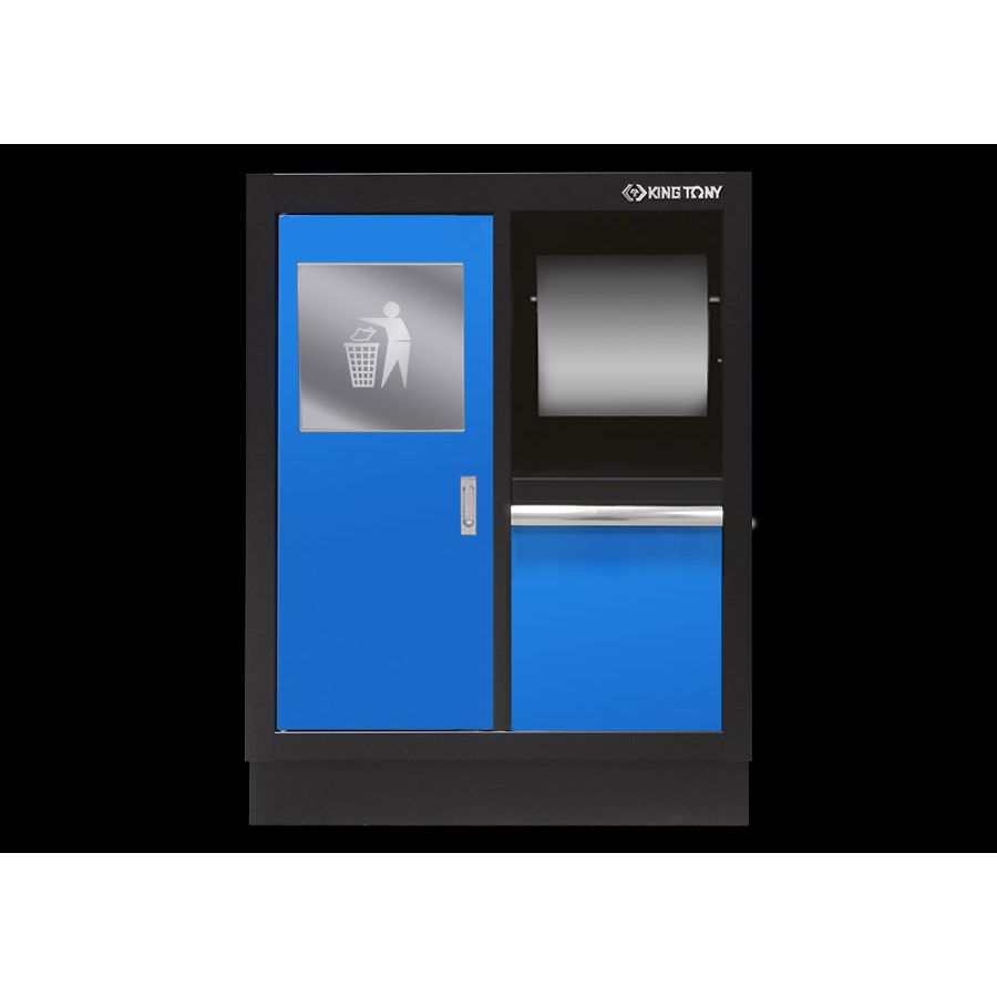 KING TONY Profi-Werkzeuge - Unterschrank mit integriertem Abfalleimer und Rollenhalterung 87D1111AKB