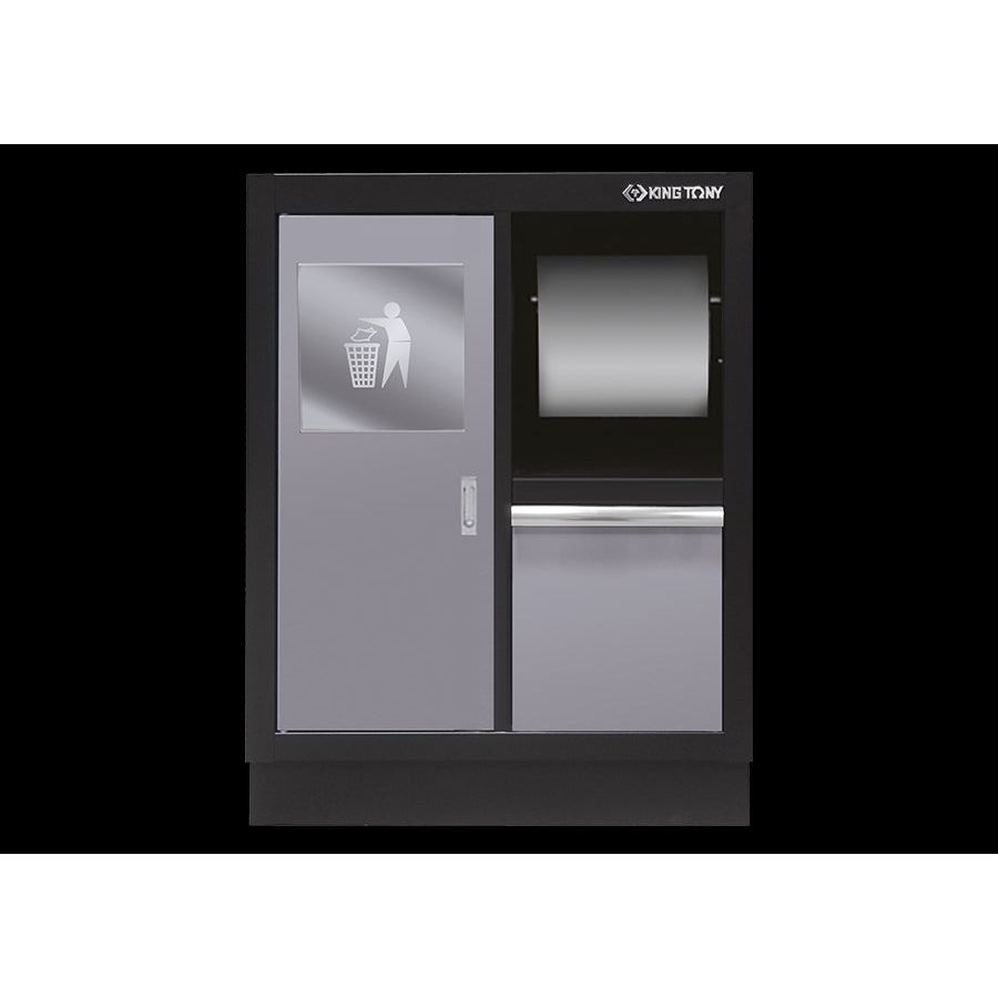 KING TONY Profi-Werkzeuge - Unterschrank mit integriertem Abfalleimer und Rollenhalterung 87D1111AKG