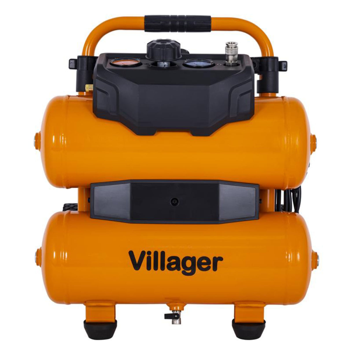 Villager Twin Tank Luftkompressor VAT DB 17 L - 800 W, 10 bar, kompakt & leistungsstark- VI-086722