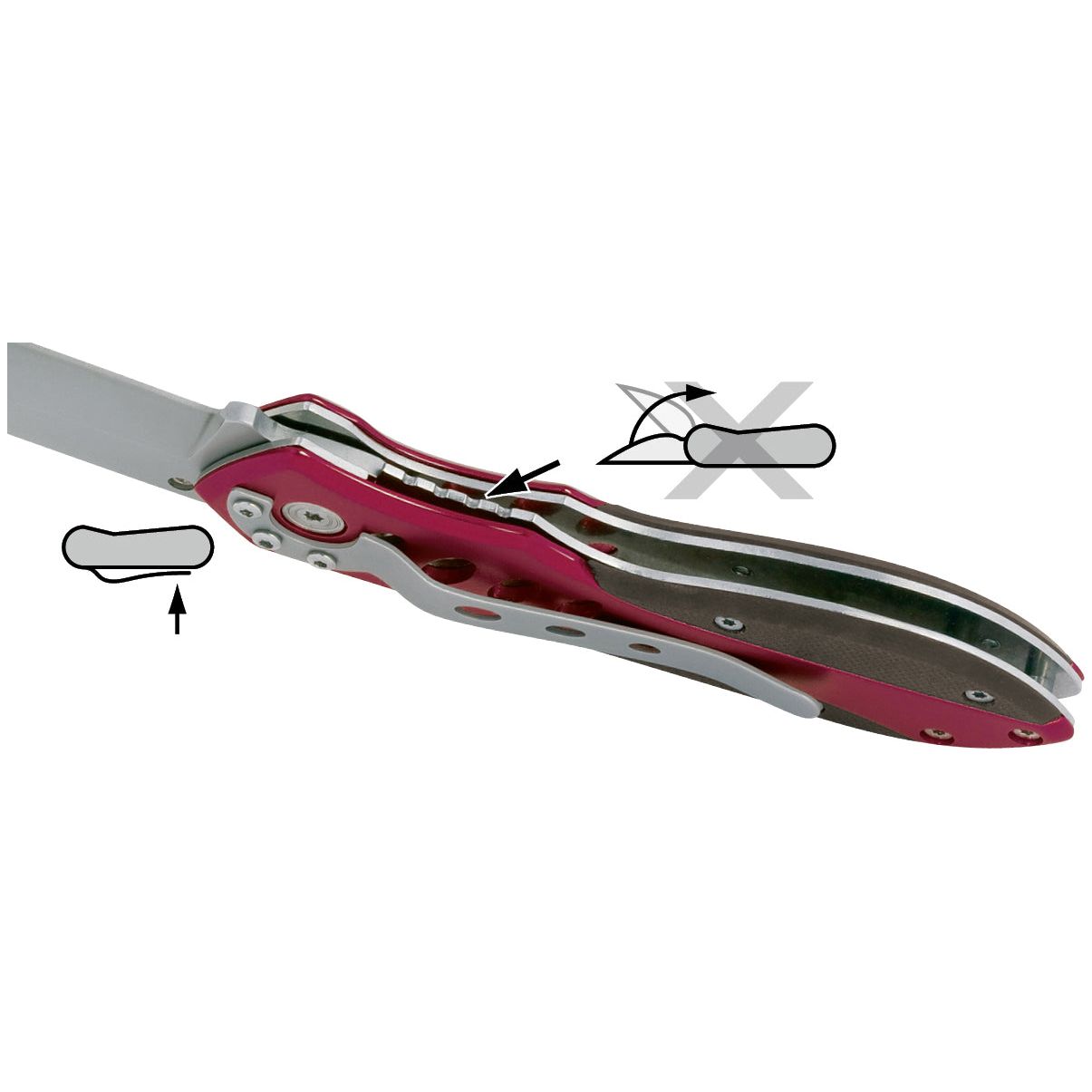 KRAFTWERK Universal-Klappmesser - KW-3323