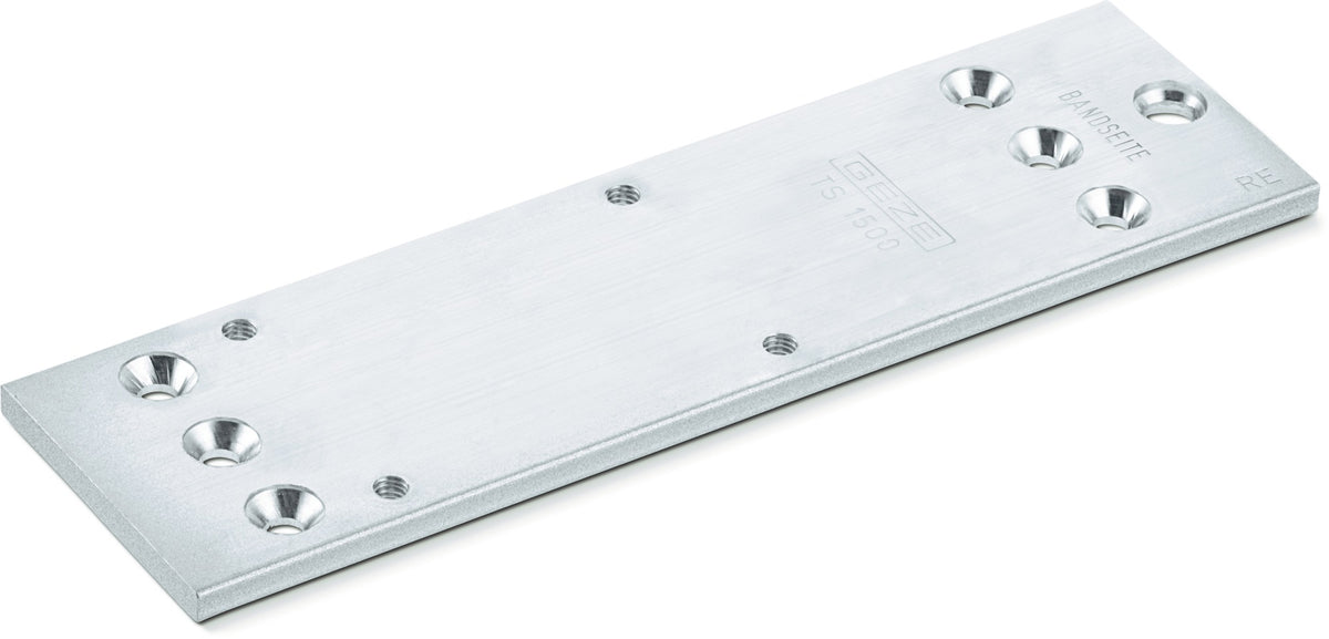 GEZE Montageplatte silber für TS 2000 NV und NV BC Türschließer