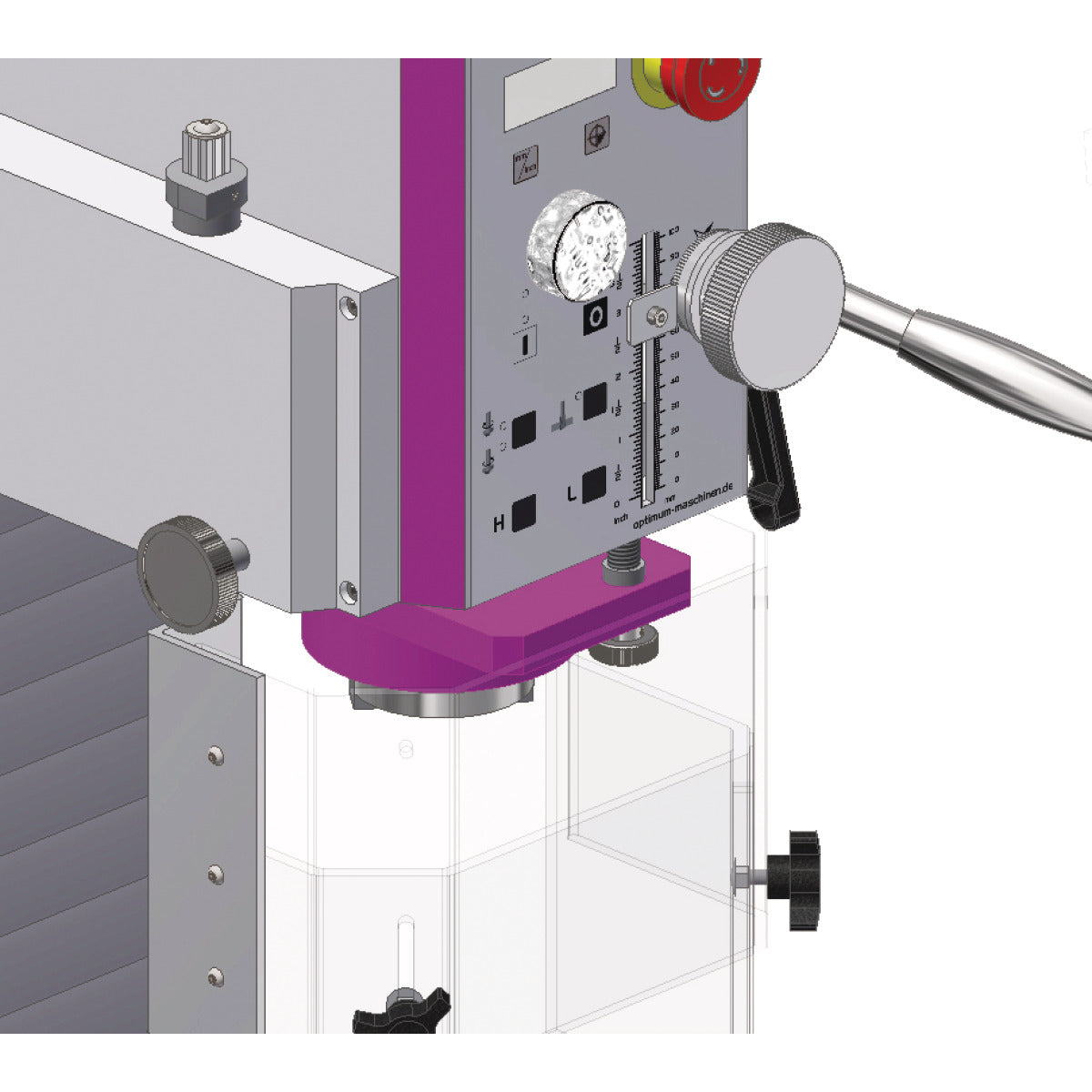 Optimum OPTImill Bohr-Fräsmaschine MH 35G - Art. 3338166
