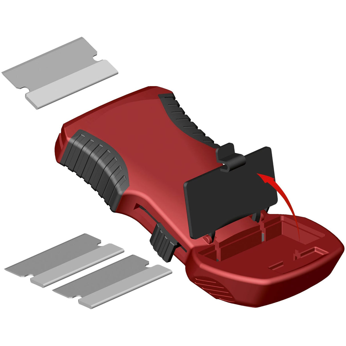 Kraftwerk Sicherheits-Schabmesser mit 3 Klingen