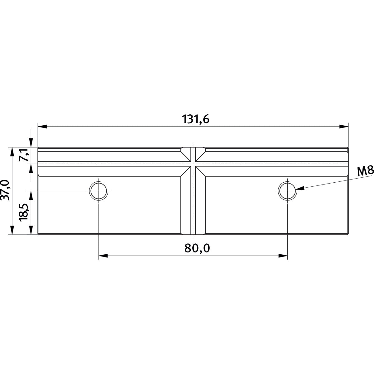 Optimum Prismenbacke für FMS 125 - Art. 3354127