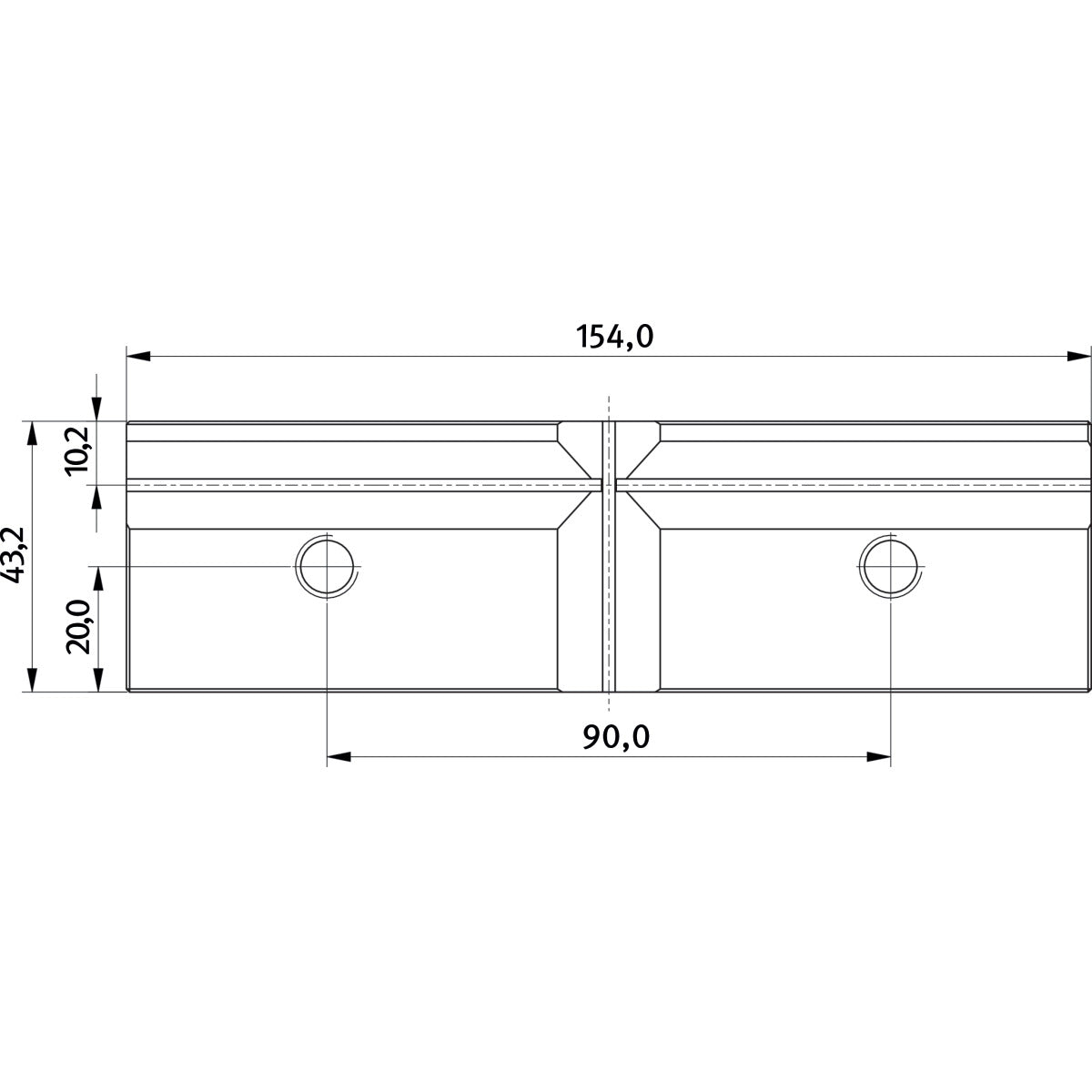 Optimum Prismenbacke für FMS 150 - Art. 3354152