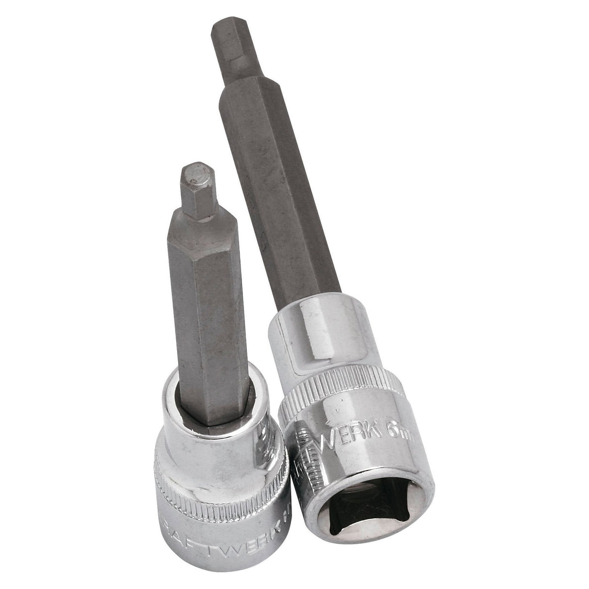 Kraftwerk PRO LINE 1/2" Schraubendreher-Steckschlüsseleinsatz Innen Sechskant, 100 mm lang, 7 mm