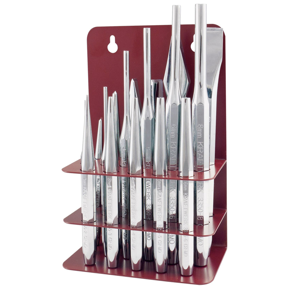 Kraftwerk Meissel-Splintentrreiber-Durchschlag-Satz, 17-tlg