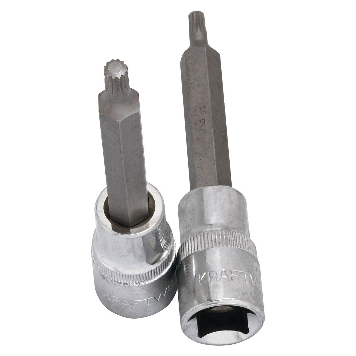 Kraftwerk PRO LINE 1/2" Schraubendreher-Steckschlüsseleinsatz Vielzahn XZN, 100 mm lang, M8