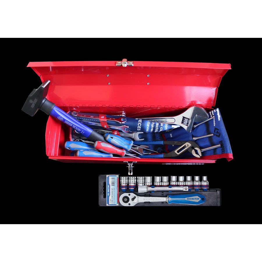 KING TONY Profi-Werkzeuge - Komplette Werkzeugkiste - 39 tlg. 902A039MR