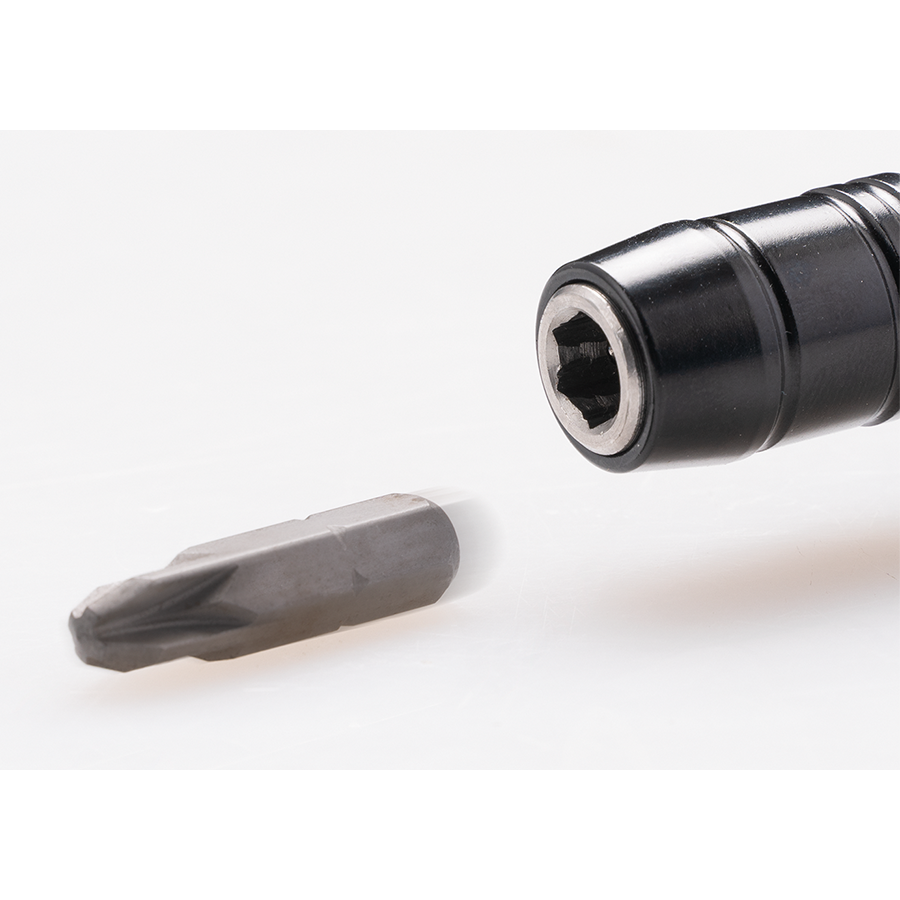 KING TONY Profi-Werkzeuge - 1/4" Drehmoment-Schraubendreher, Bit-Halter - 30-120 Nm 340111DG