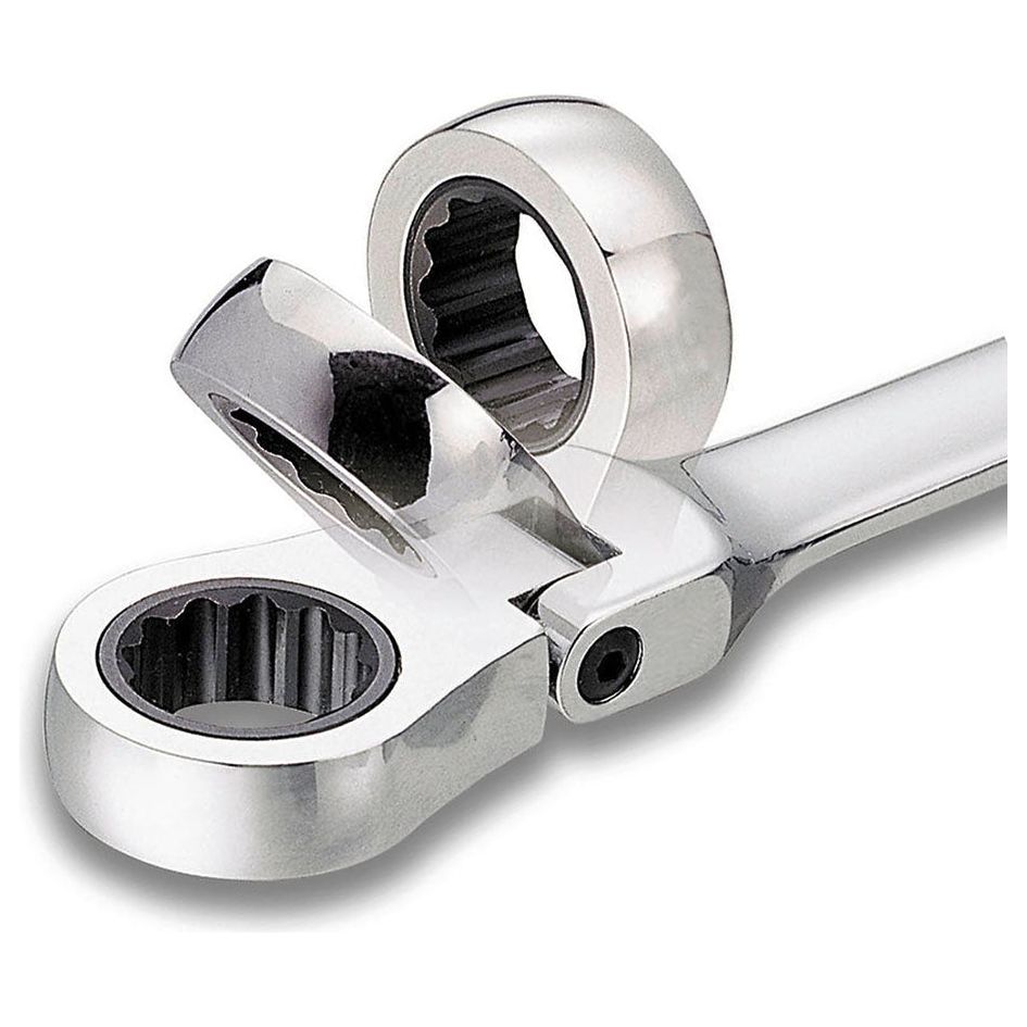 Kraftwerk PRO LINE FLEX CLICKRAFT Ringratschen-Maulschlüssel, flexibel, kurze Ausführung, 12 mm