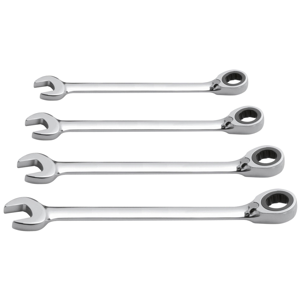 Kraftwerk PRO LINE CLICKRAFT Ringratschen-Maulschlüssel Set, umschaltbar, 10 - 19 mm, 4-tlg