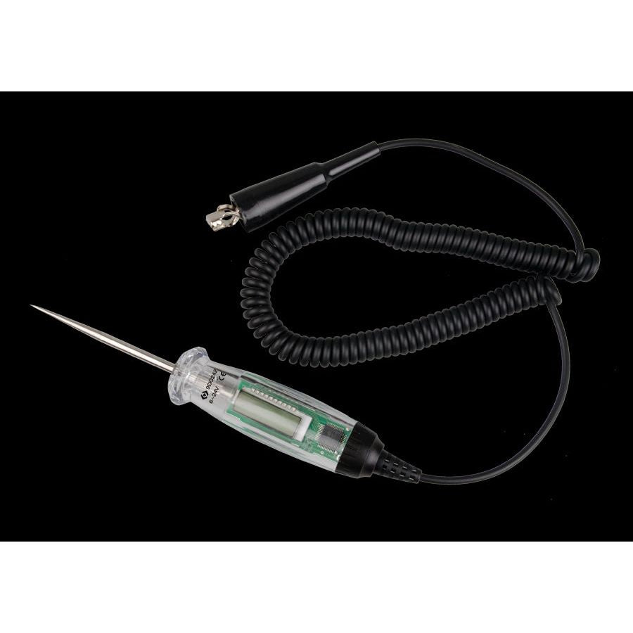 KING TONY Profi-Werkzeuge - Digital Stromkreistester LCD, 6-24V 9DC242