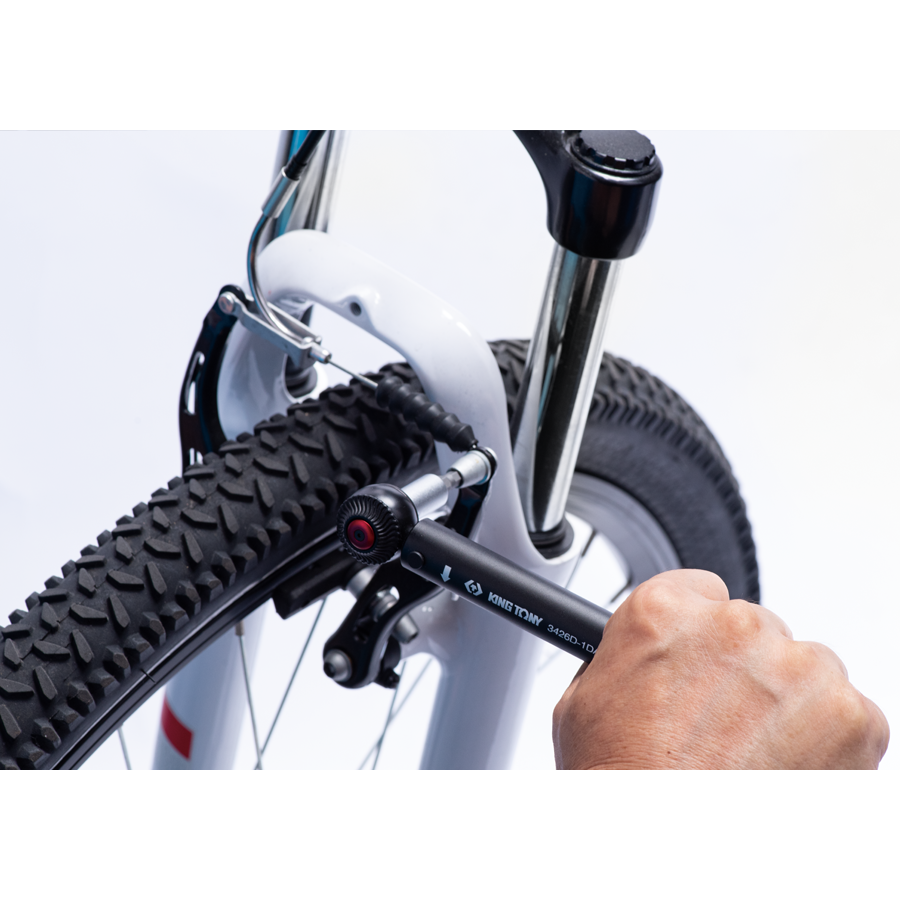 KING TONY Profi-Werkzeuge - 1/4" Aluminium Drehmomentschlüssel 3-16Nm für Fahrräder 23tlg 3426D1D23MR
