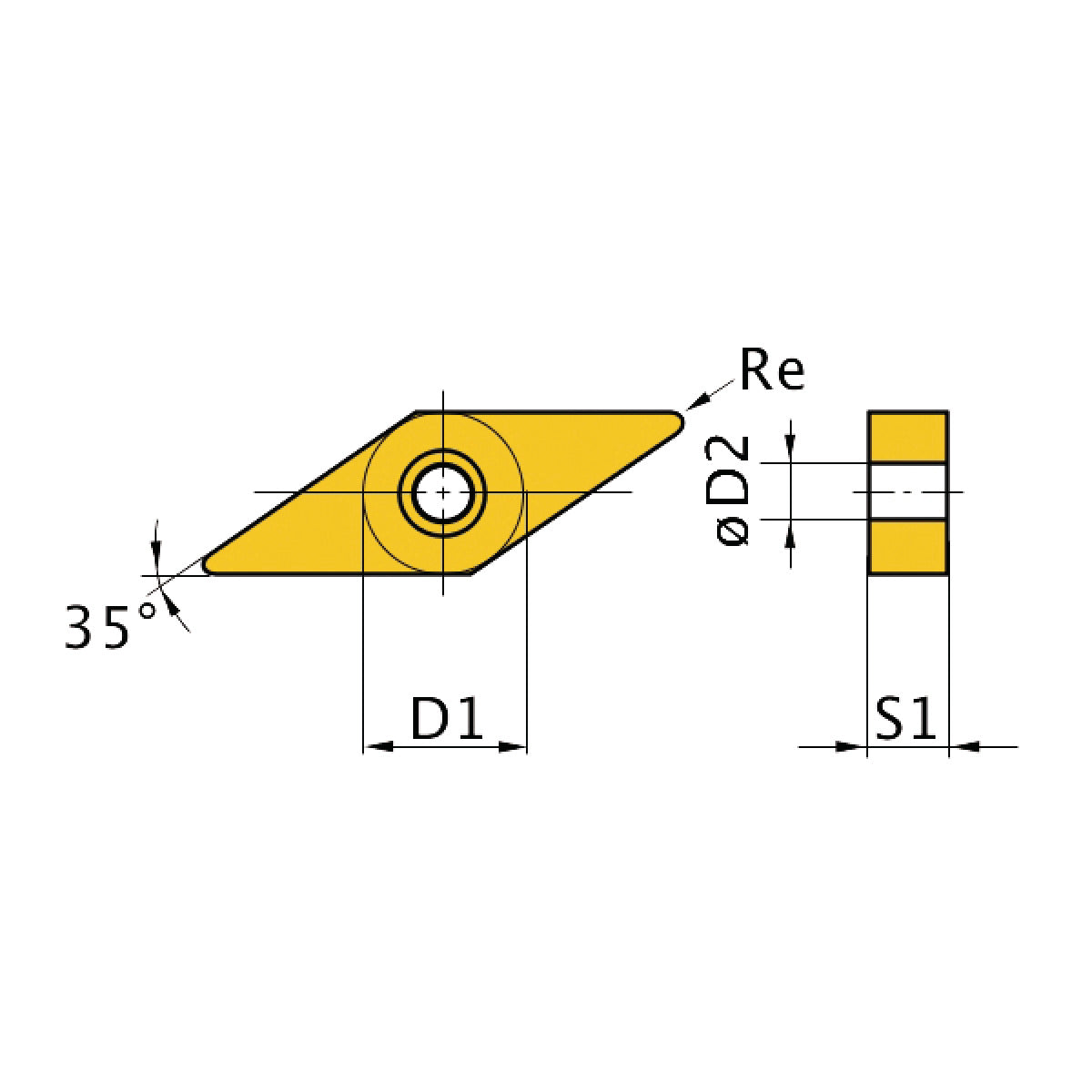 Optimum HM-Ersatzwendeplatten ISO VNMG160408 - SM-3441701