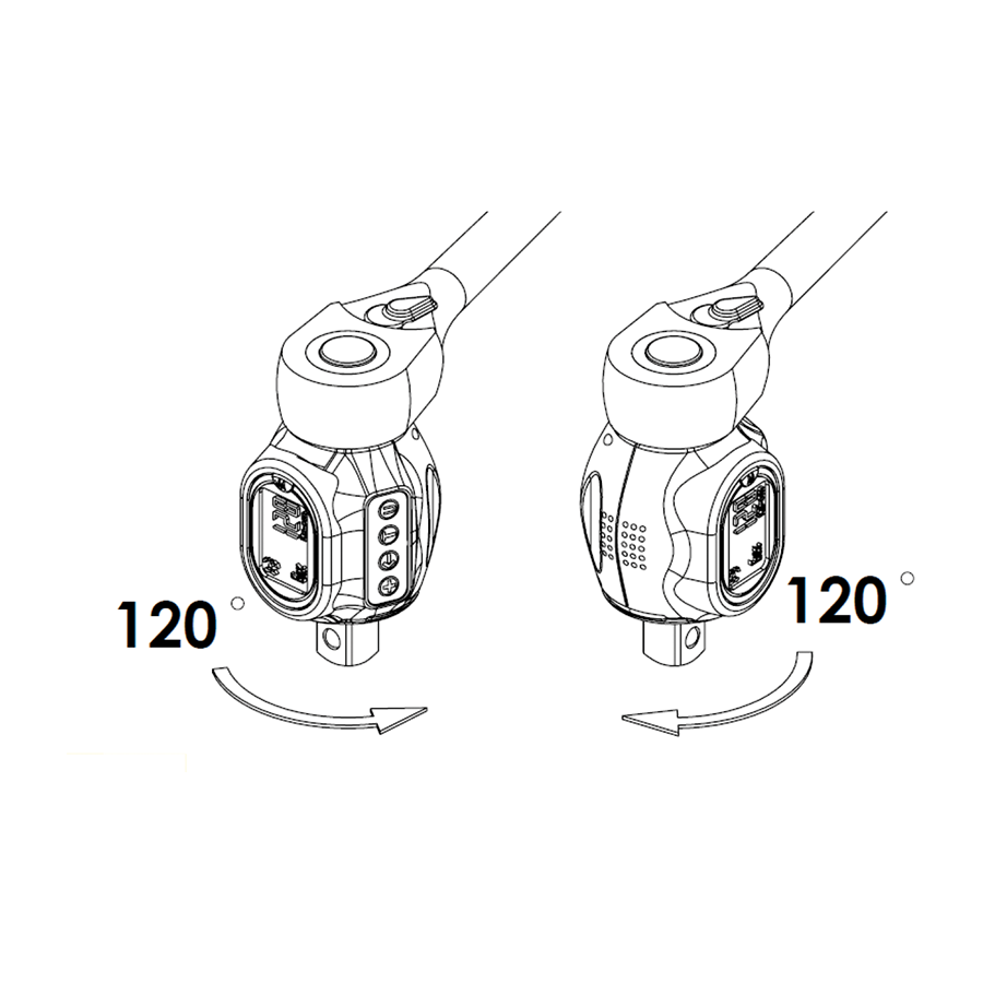 KING TONY Profi-Werkzeuge - Elektronischer Drehmoment-Adapter 344171A