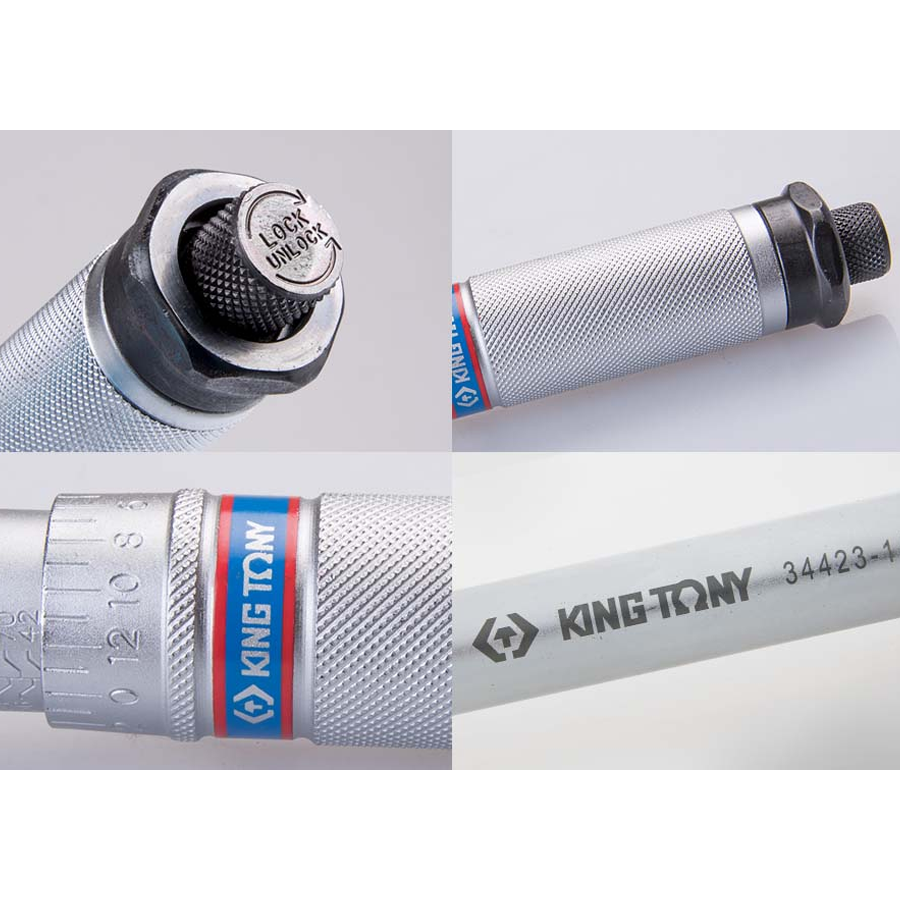KING TONY Profi-Werkzeuge - Profi Drehmomentschlüssel Fixierte Ratsche 1/4" 342231A
