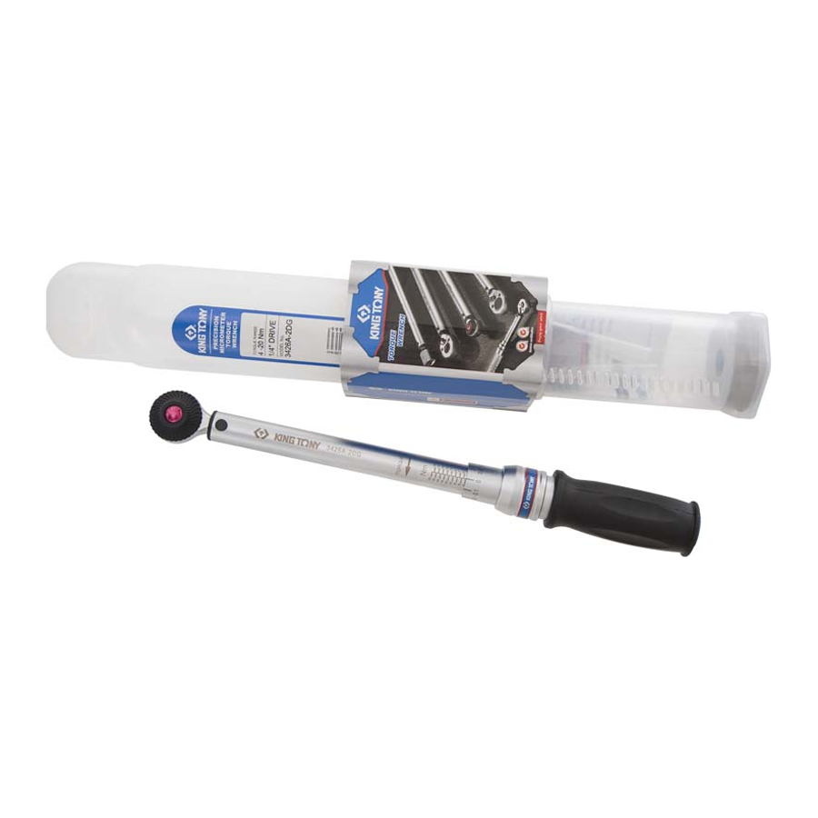 KING TONY Profi-Werkzeuge - 1/2" Industrie Drehmomentschlüssel, Umschaltratsche - 40-200Nm 3446A1DG