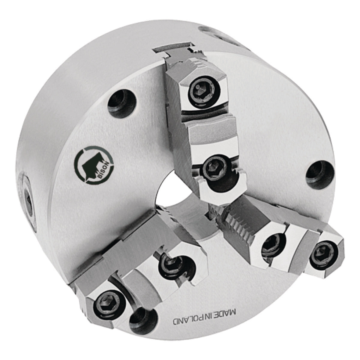 Optimum BISON Dreibacken-Drehfutter Guss Ø 125 mm DIN 6350 A2-3 - Art. 3450230
