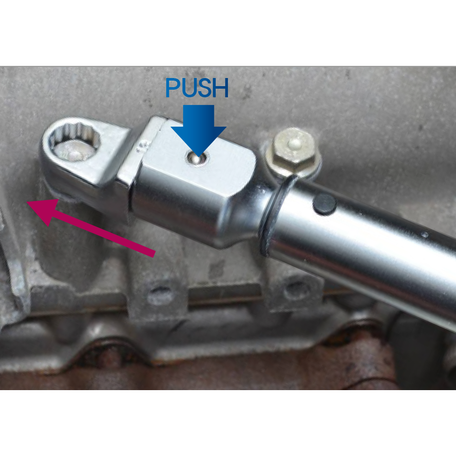 KING TONY Profi-Werkzeuge - Drehmomentschlüssel, rechteckiger Steckkopf 9x12 mm - 2-10 Nm 345121DG