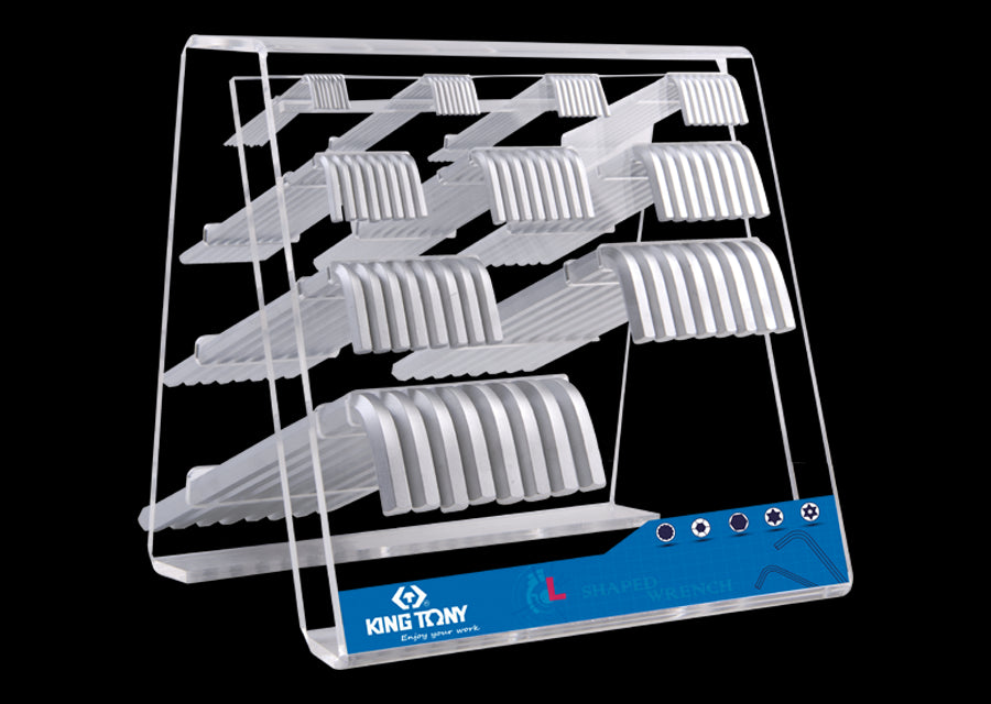 KING TONY Profi-Werkzeuge - Verkaufsdisplay 6-Kantschlüssel-Set - 80 tlg. 2020H0MR