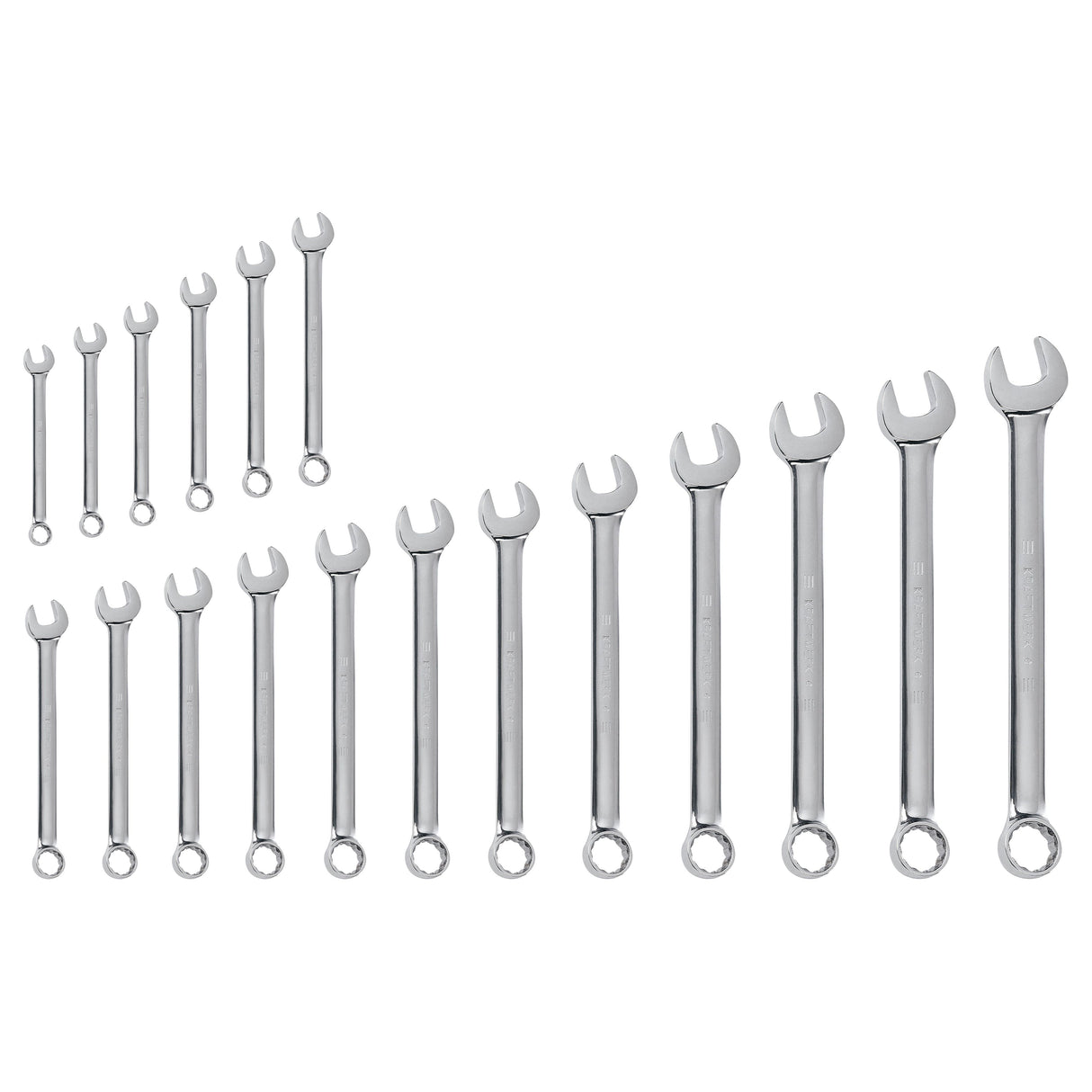 Kraftwerk PRO LINE Ring-Maulschlüssel-Satz, 5,5 - 22 mm, 18-tlg