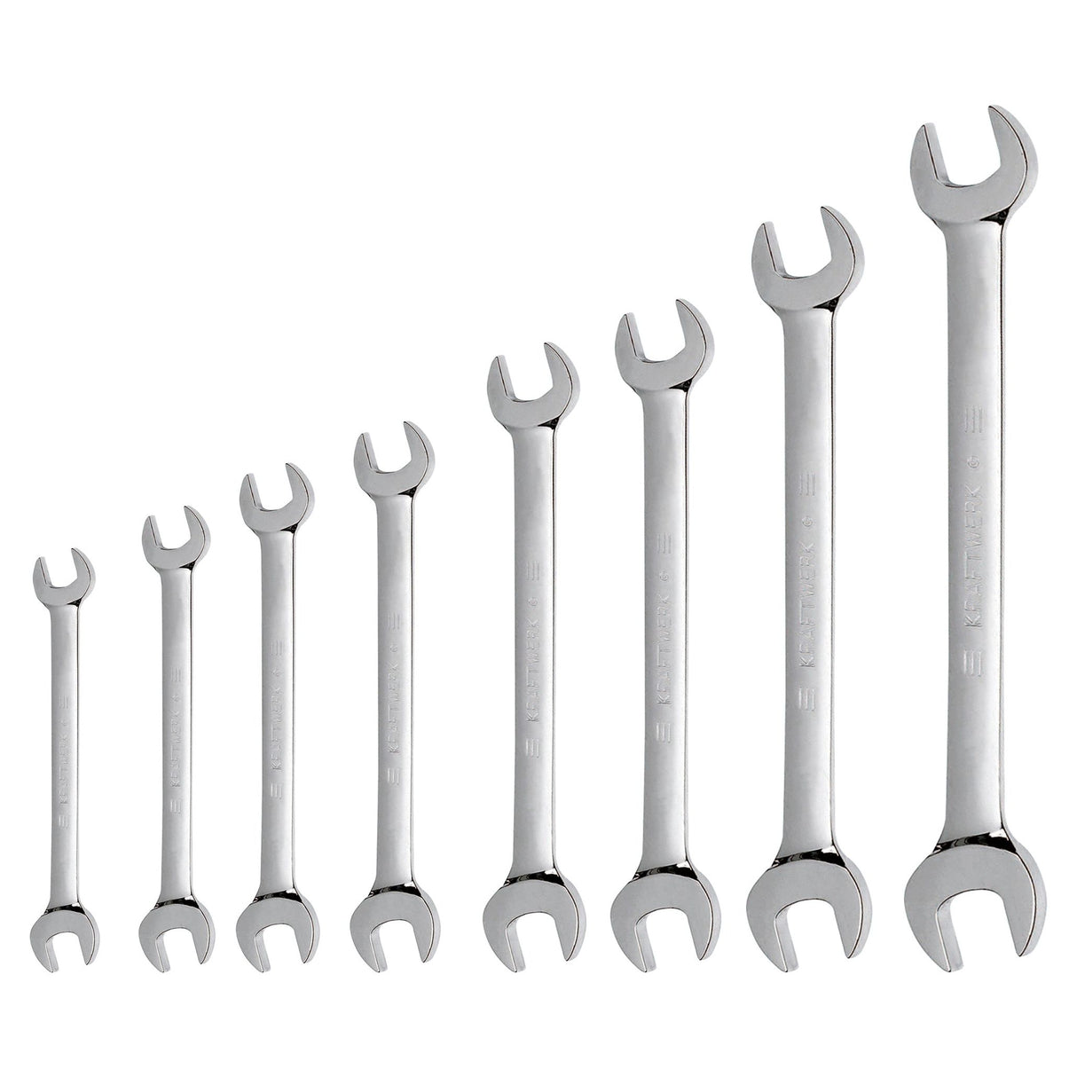 Kraftwerk PRO LINE Doppel-Maulschlüssel-Satz, 6 - 22 mm, 8-tlg