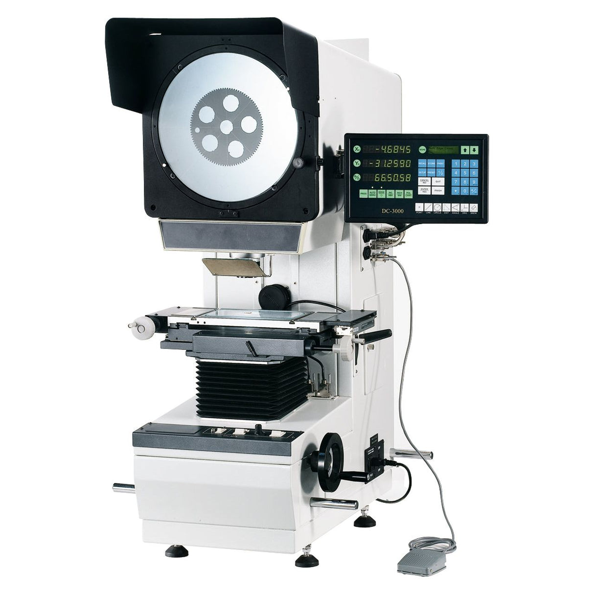 BERNARDO Prüfgeräte – Modell Mess- und Profilprojektor