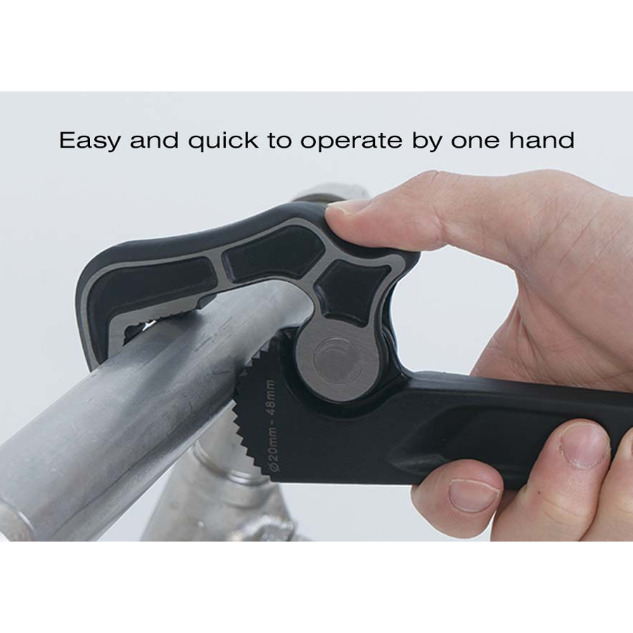 KING TONY Profi-Werkzeuge - Selbstblockierender Schraubschlüssel mit Schnellspannung 3616S14P