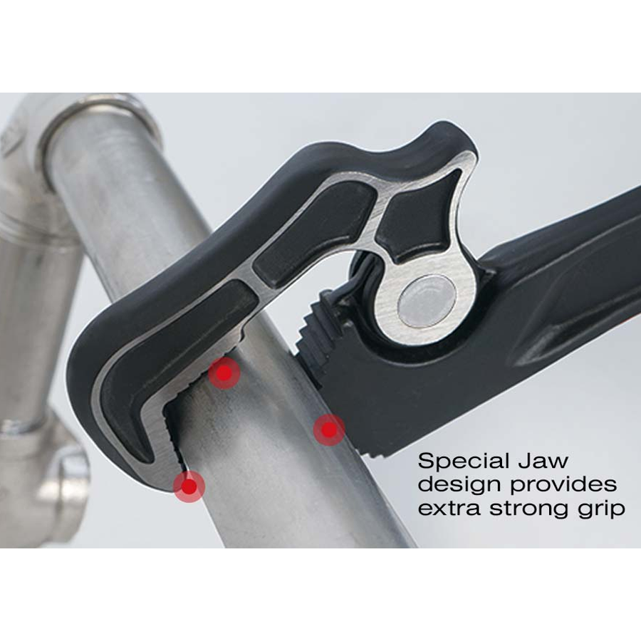 KING TONY Profi-Werkzeuge - Selbstblockierender Schraubschlüssel mit Schnellspannung 3616S14P