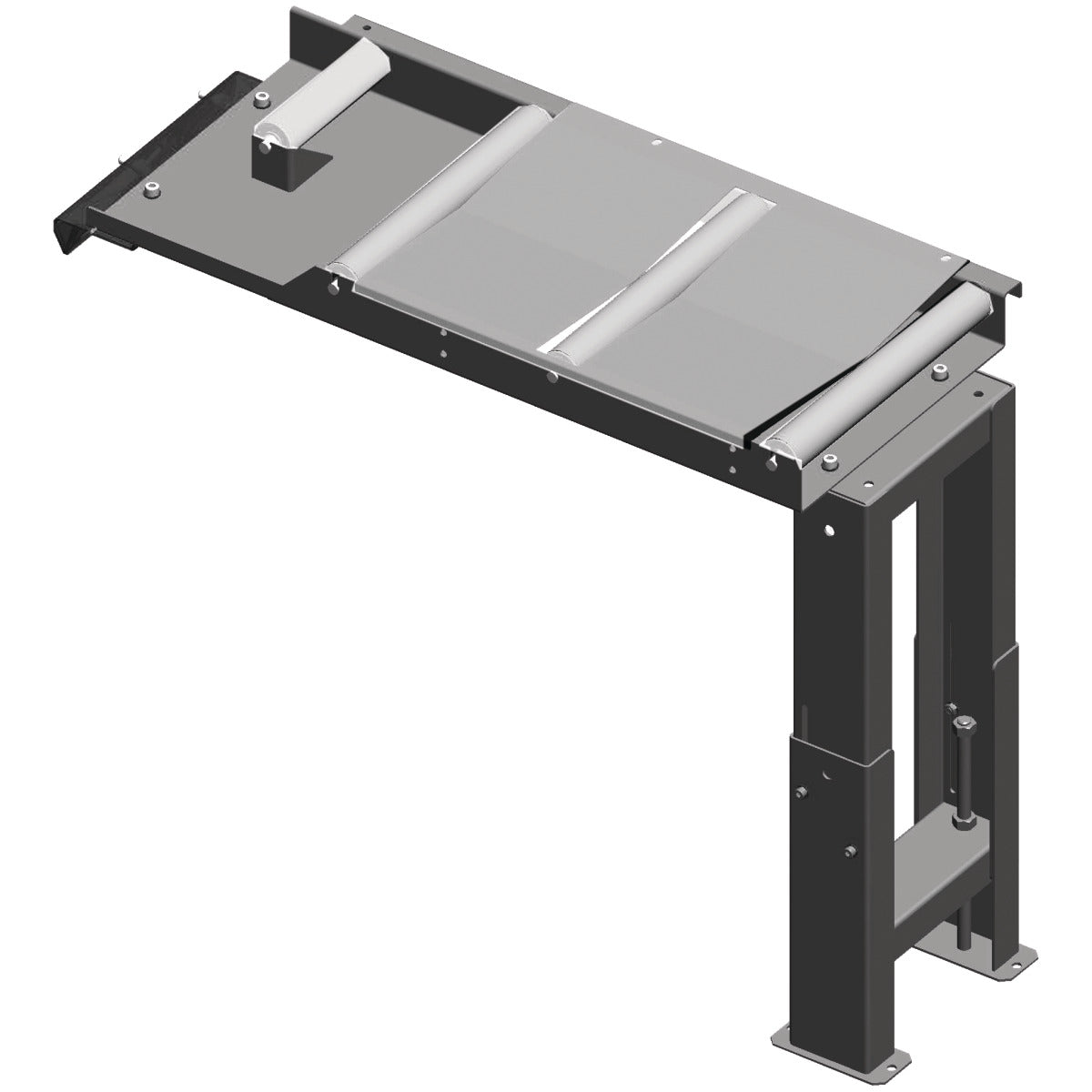 Metallkraft Verbindungsrollenbahn 390 mm, Abfuhrseite, für 60°-Schnitte - Art. 3649172