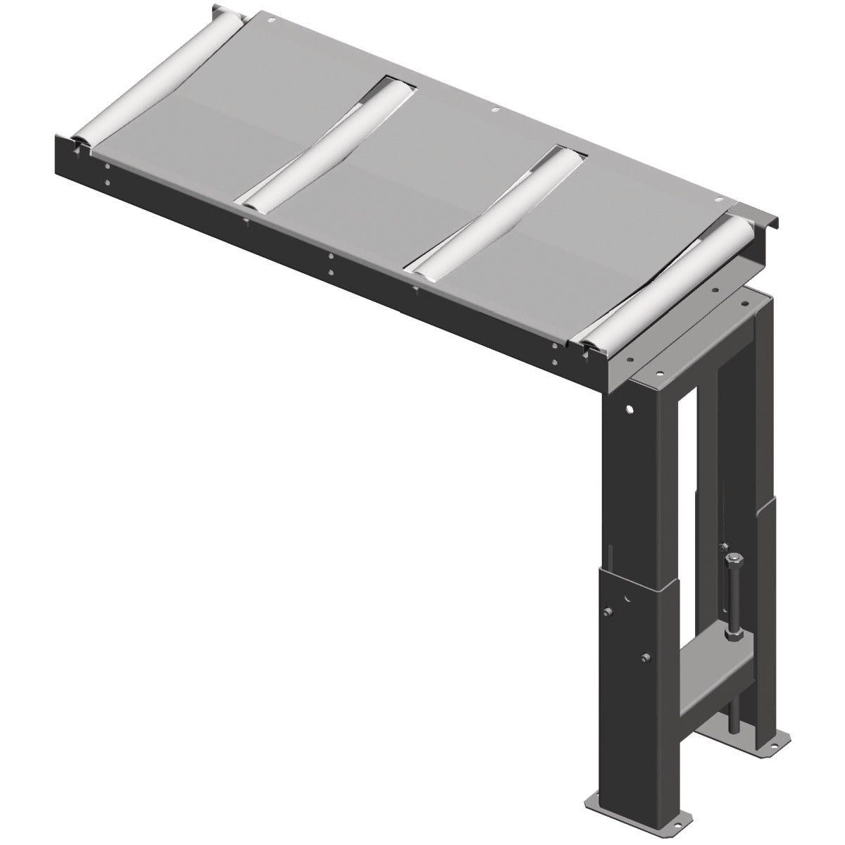 Metallkraft Rollenbahn 1000 x 390 mm, 350 kg/m - Art. 3649173