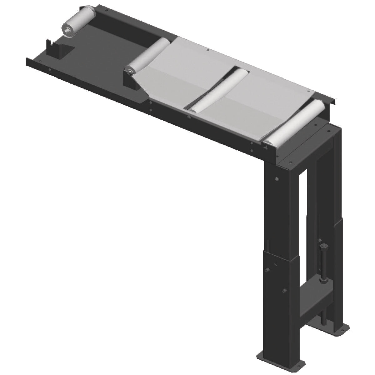 Metallkraft Verbindungsrollenbahn 1000 x 290 mm, Abfuhrseite - Art. 3649221