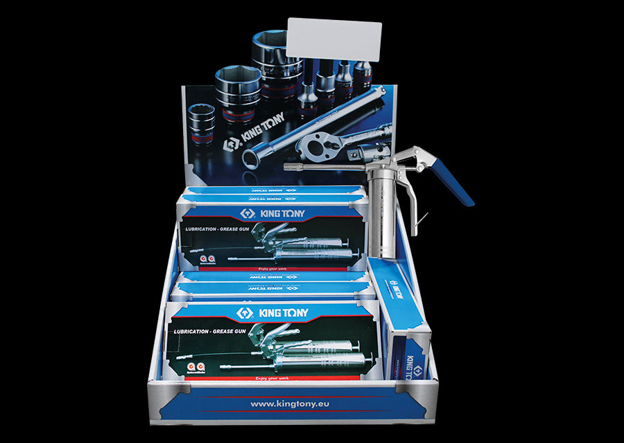 KING TONY Profi-Werkzeuge - Display Schmierung 9BU1432T - 12tlg. 9BU1432S