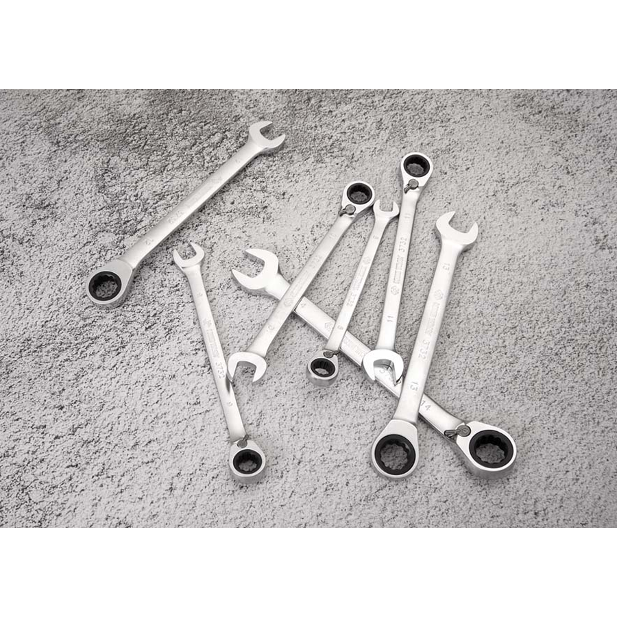 KING TONY Profi-Werkzeuge - Ratschenschlüssel, metrisch - 14 mm 373214M