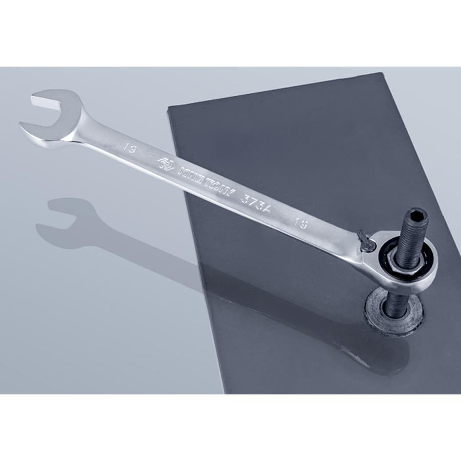 KING TONY Profi-Werkzeuge - Ratschen-Ringmaulschlüssel, metrisch, Blister - 21 mm BLI373A21M