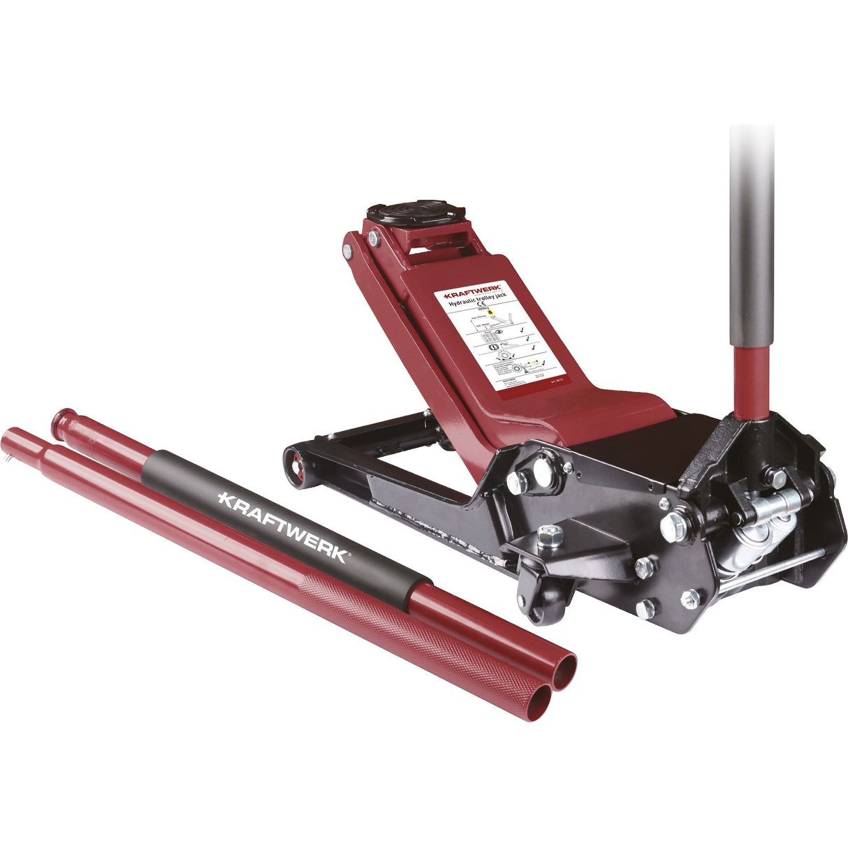 Kraftwerk Hydraulischer Rangierwagenheber, extra flach, 3 t