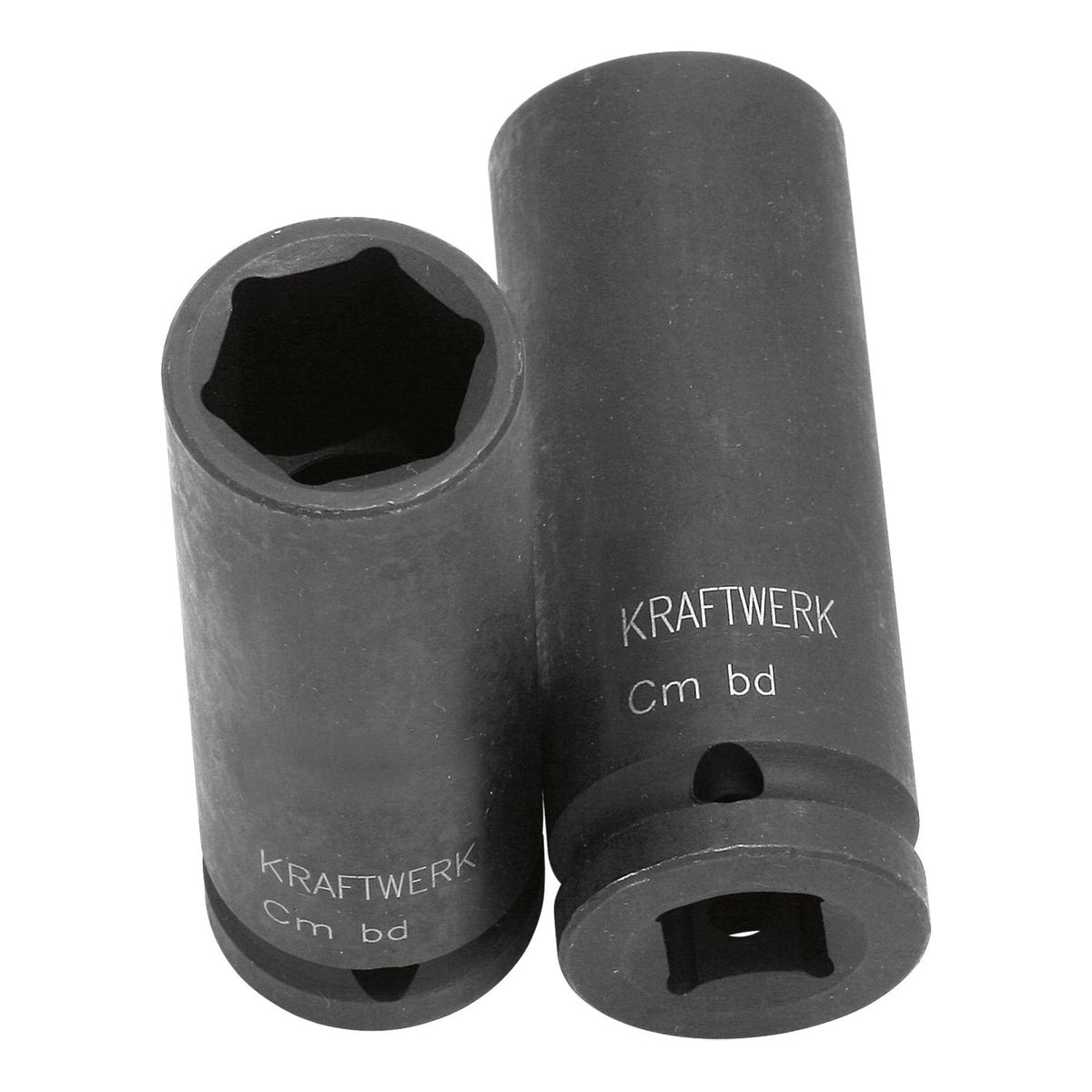 KRAFTWERK 78 mm 21 PRO LINE 1/2" Schlag-Maschinenschrauber Steckschlüsseleinsatz Aussen Sechskant, lang, - KW-381210