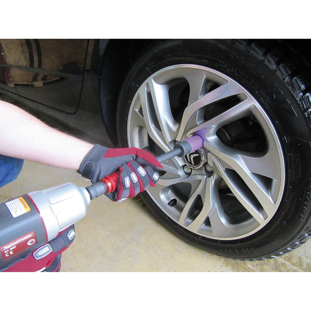 Kraftwerk PRO LINE 1/2" Schlag-Maschinenschrauber Verlängerung mit Griff 250 mm