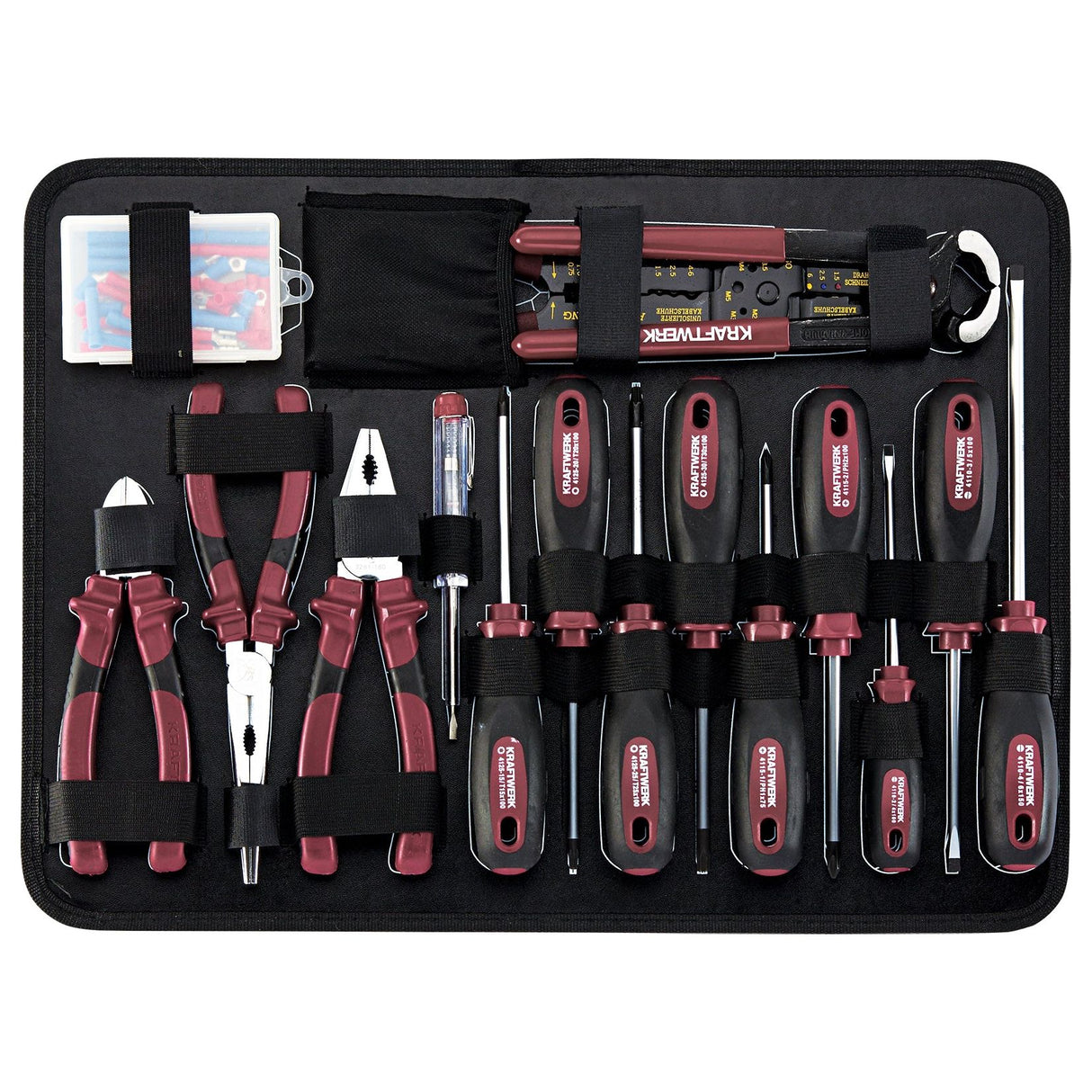 Kraftwerk PRO LINE 1/4" + 1/2" Werkzeugkoffer, 263-tlg