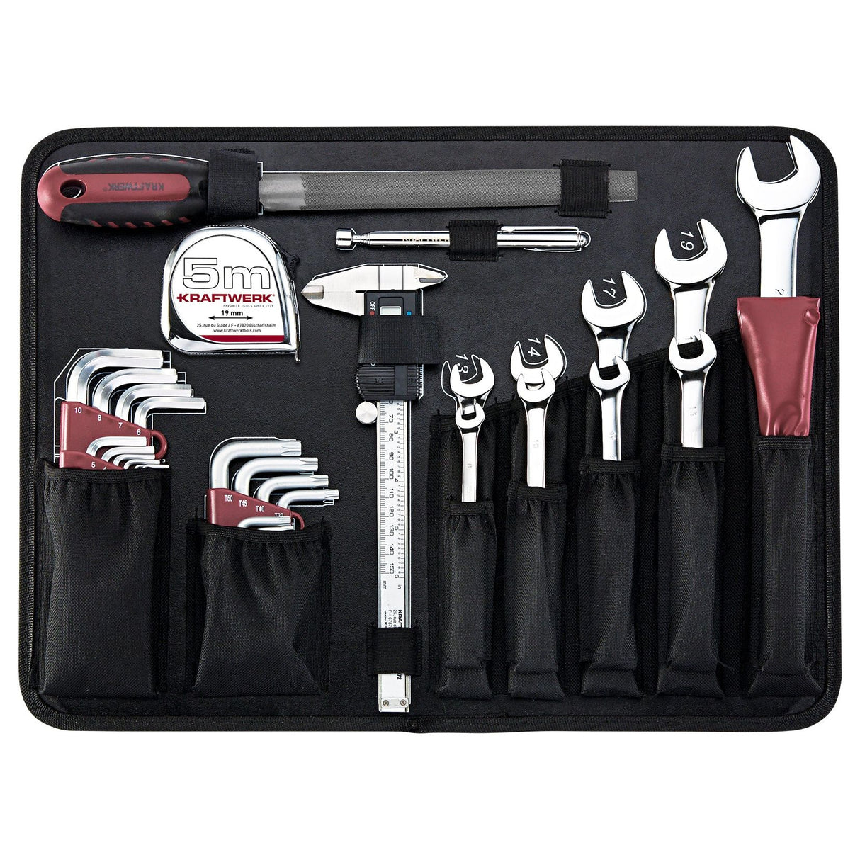 Kraftwerk PRO LINE 1/4" + 1/2" Werkzeugkoffer, 263-tlg