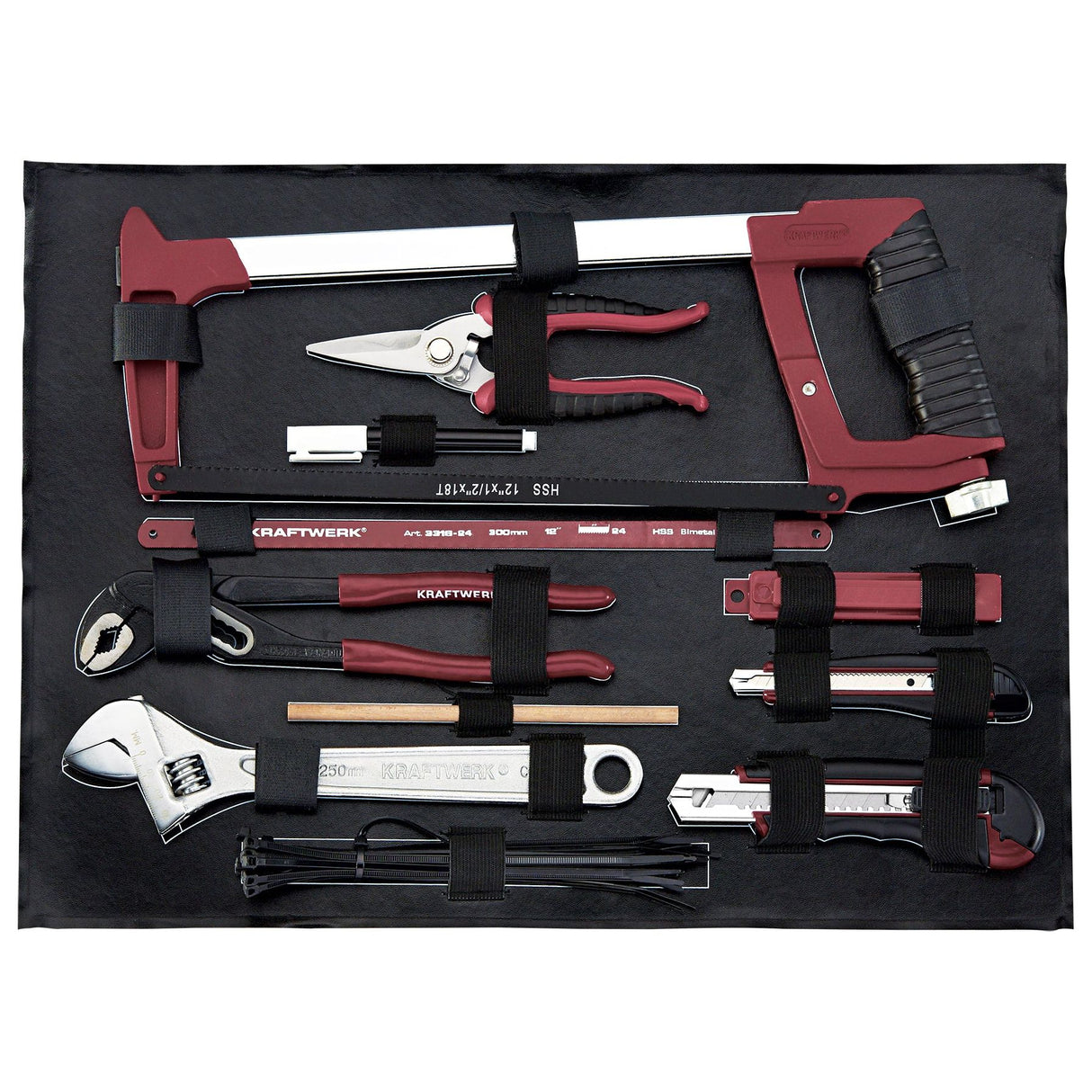 Kraftwerk PRO LINE 1/4" + 1/2" Werkzeugkoffer, 263-tlg